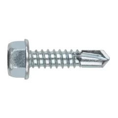 a close up of a screw