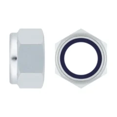 Nylon moer verzinkt m3