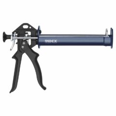 a blue caulking gun