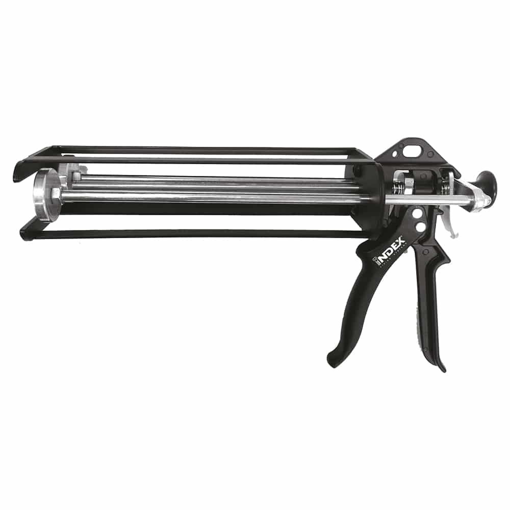 MO-PIS Kitspuit MOPISPUR6 1 a black and silver gun