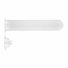 a white plastic object with a white cap