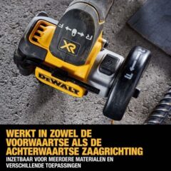 DCS438E2T Slijpmachine informatie T Stak 18v