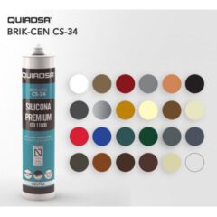QUIADSA BRIK-CEN CS-34 siliconenkit Wit 3 BRIK-CEN CS-34 QUIADSA AENOR neutrale siliconenkit.