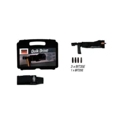 a black gun with a black case and a black handle