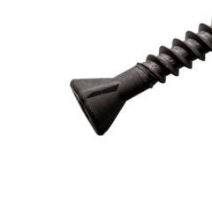 a close-up of a screw