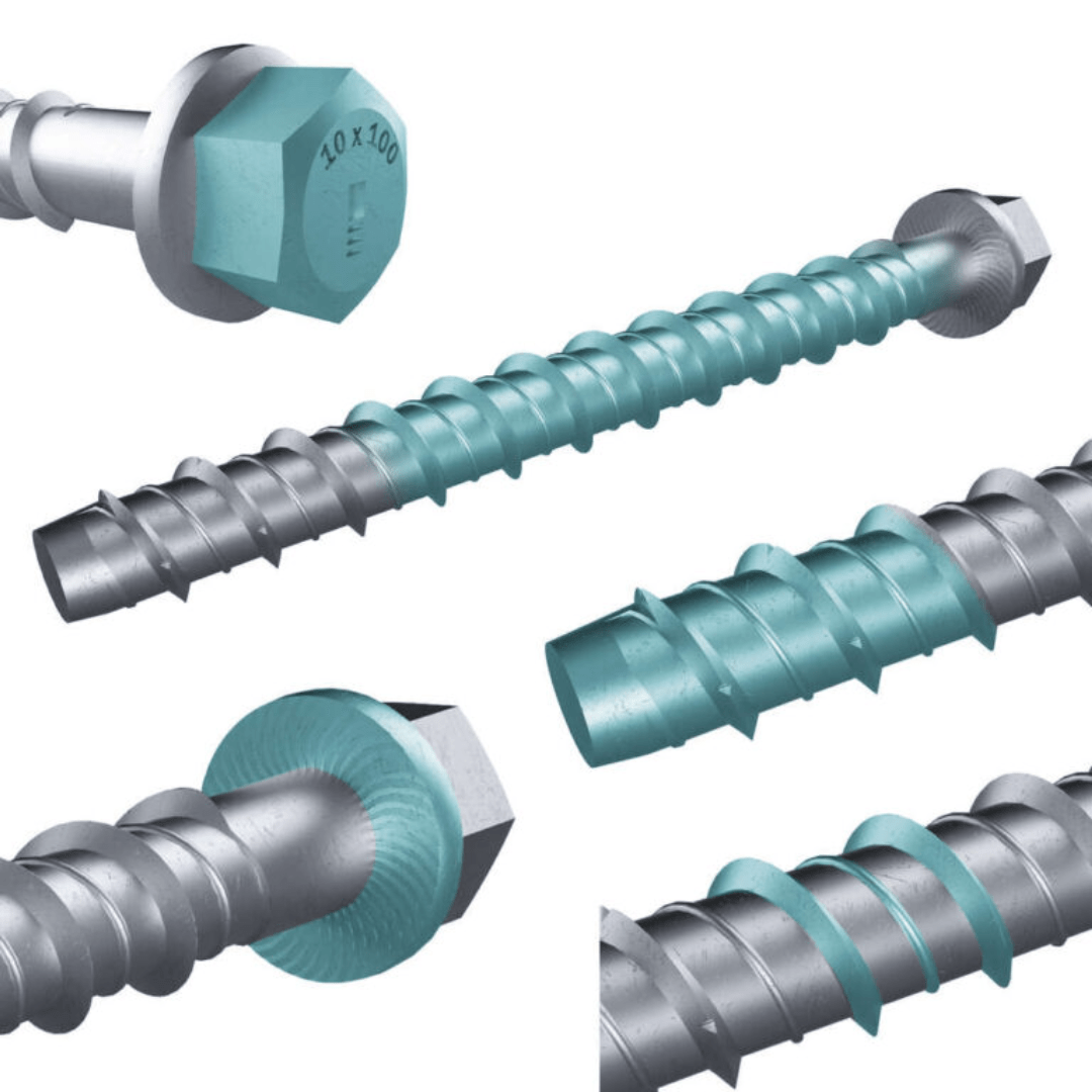 THE Betonschroeven M5x80 Zeskant Atlantis C3 Brandveilig CEA 4001 ETA Opt.1 Seismic C1 C2 (100ST) 4 several screws and bolts