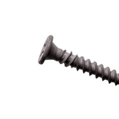 a close up of a screw