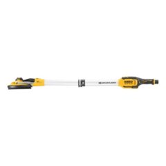 DeWALT DCE800NB-XJ Langnek Schuurmachine Telescopisch 18V 225 mm 8 a yellow and white pole with a round object