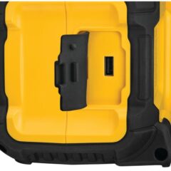 a close up of a yellow and black case