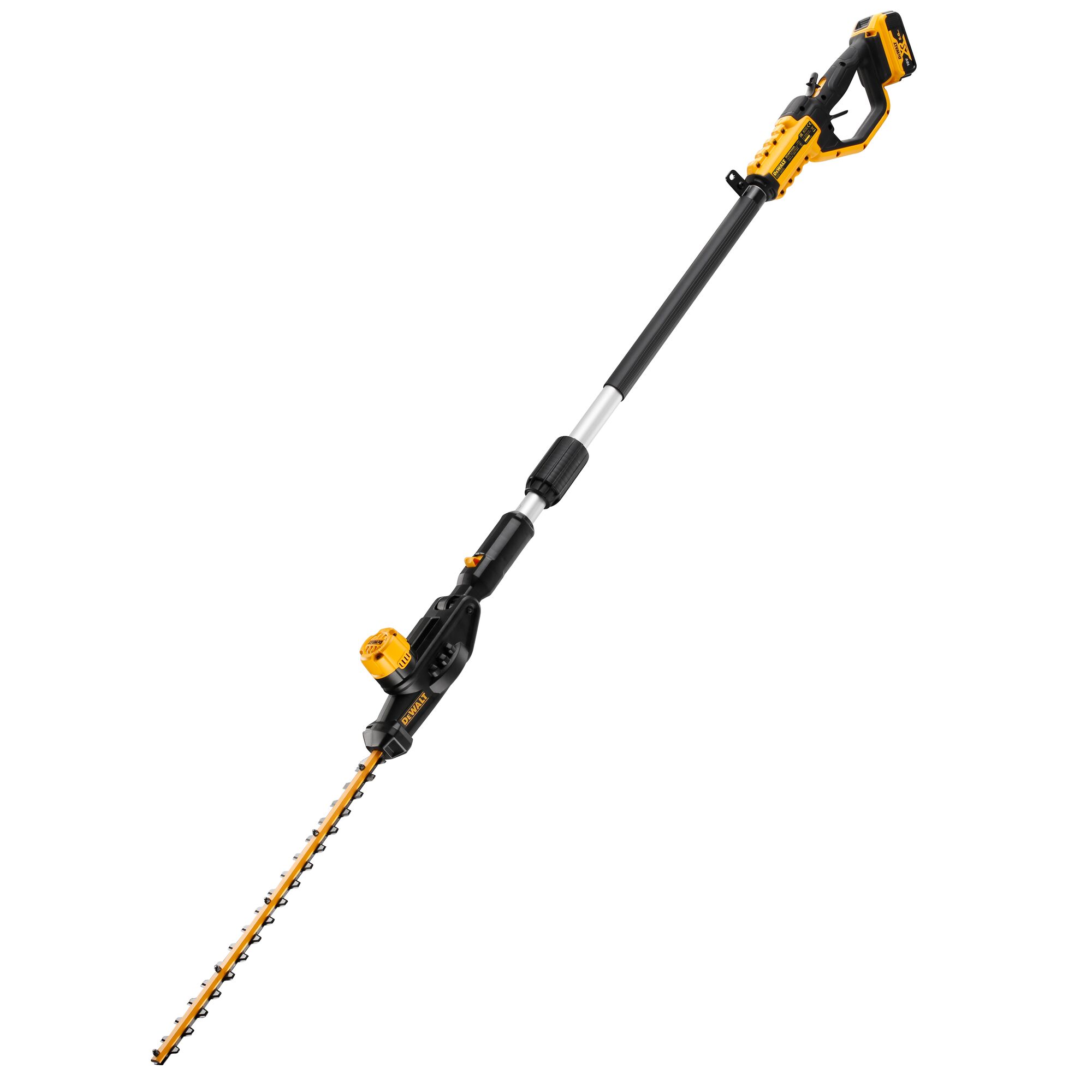 DEWALT 18V XR Heggenschaar op steel 55cm (met 5.0Ah accu en lader) 4 DEWALT 18V XR Heggenschaar op steel 55cm (met 5.0Ah accu en lader) - Afbeelding 4