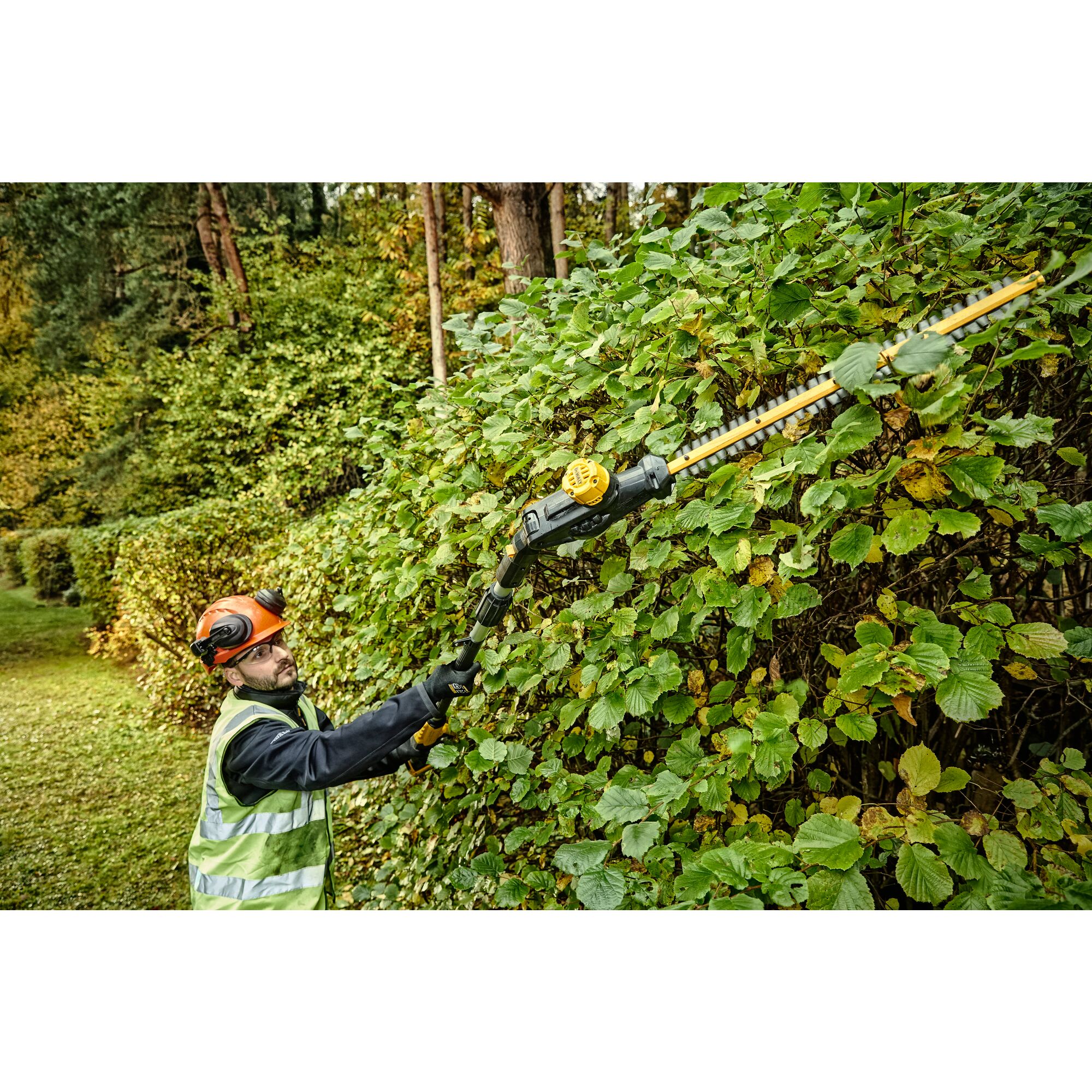 DEWALT 18V XR Heggenschaar op steel 55cm (met 5.0Ah accu en lader) 7 DEWALT 18V XR Heggenschaar op steel 55cm (met 5.0Ah accu en lader) - Afbeelding 7