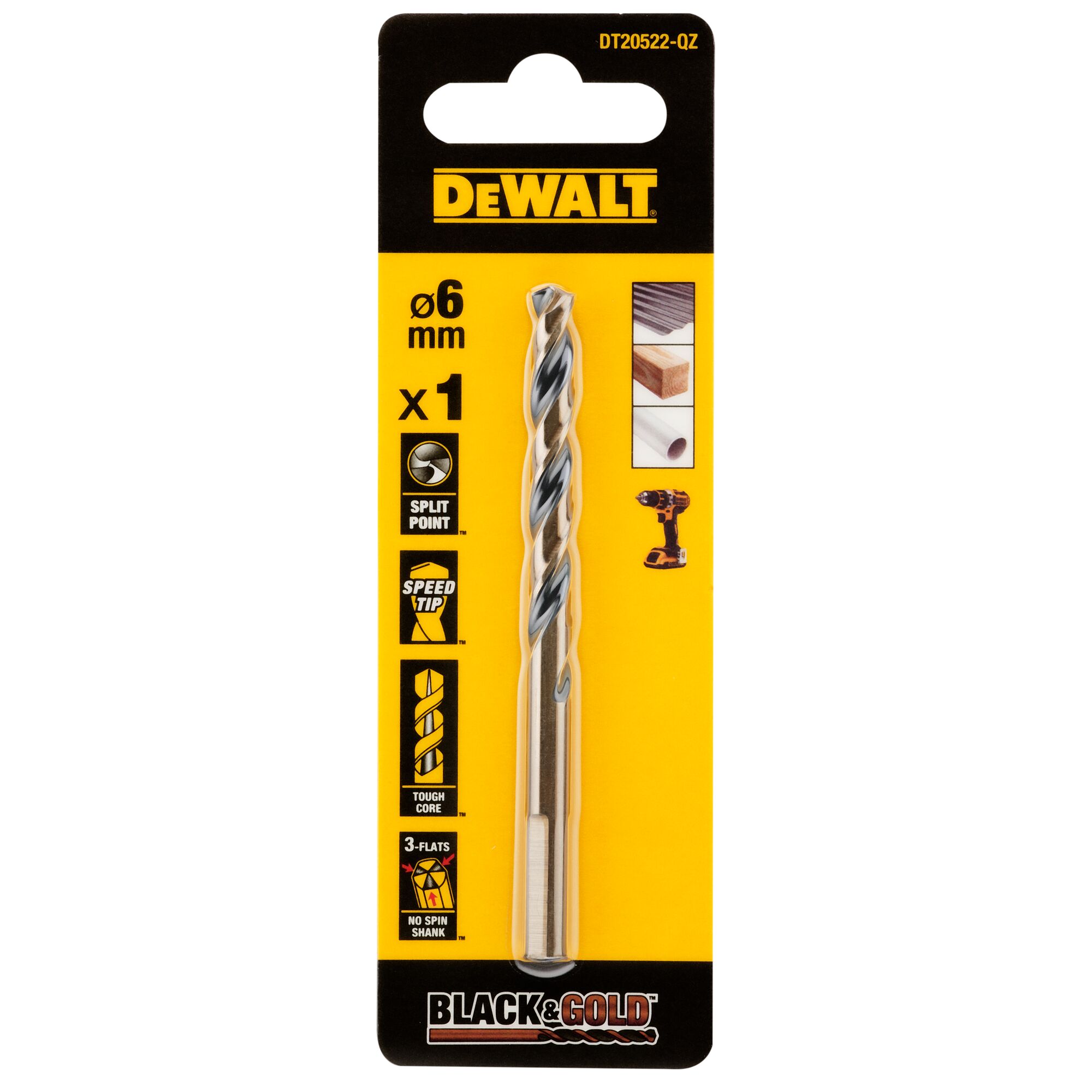 Black & Gold 6mm 1 Black & Gold 6mm