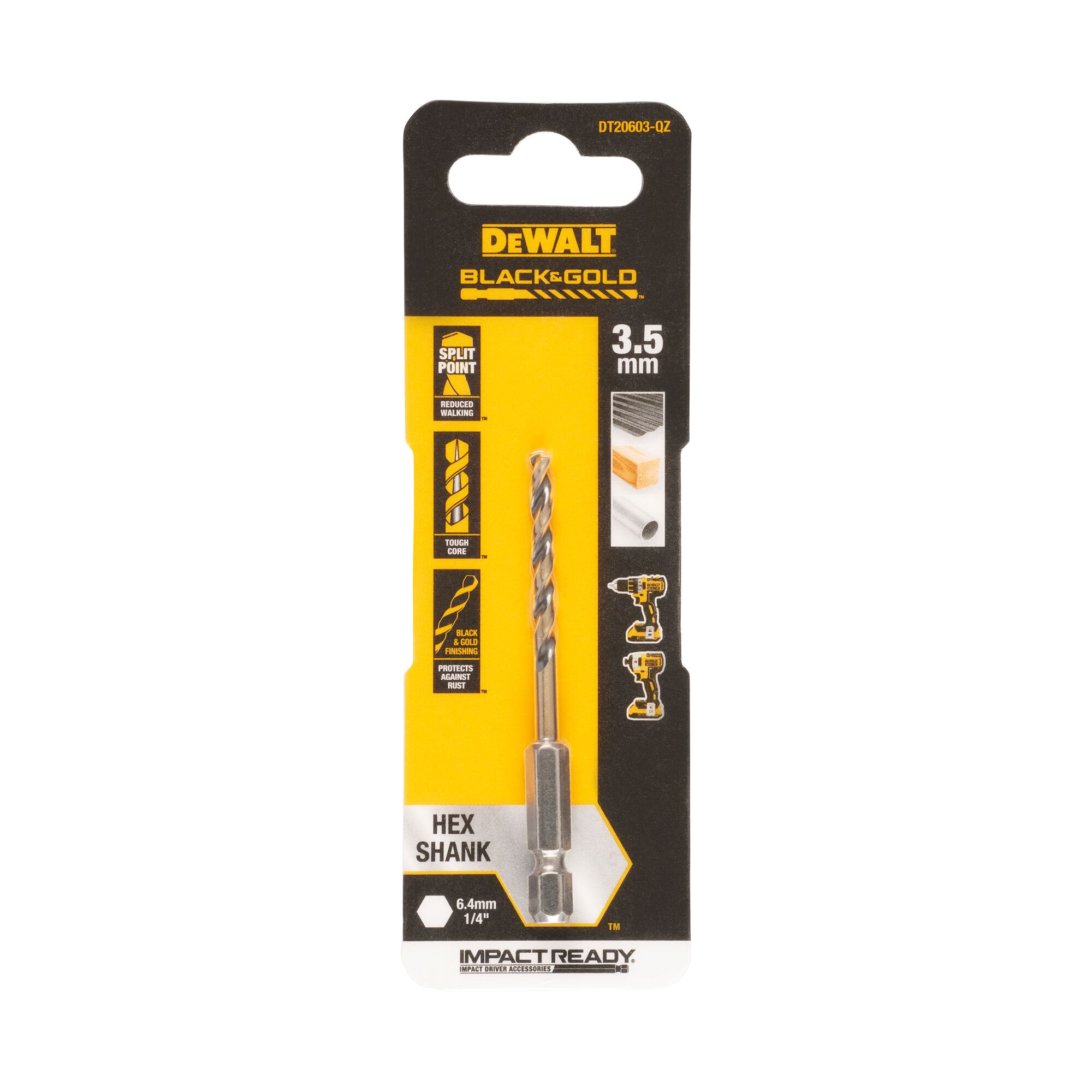 IMPACT Black & Gold HEX 3.5mm 3 IMPACT Black & Gold HEX 3.5mm - Afbeelding 3