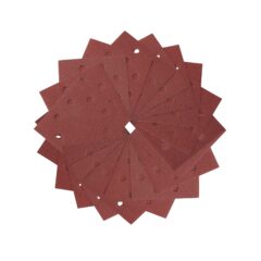 Schuurpapier 1/4, 115x115mm, geperforeerd, velcro, K120