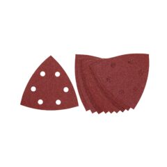 Deltaschuurpapier, 93x93mm, 6 gaten (D26430), K80