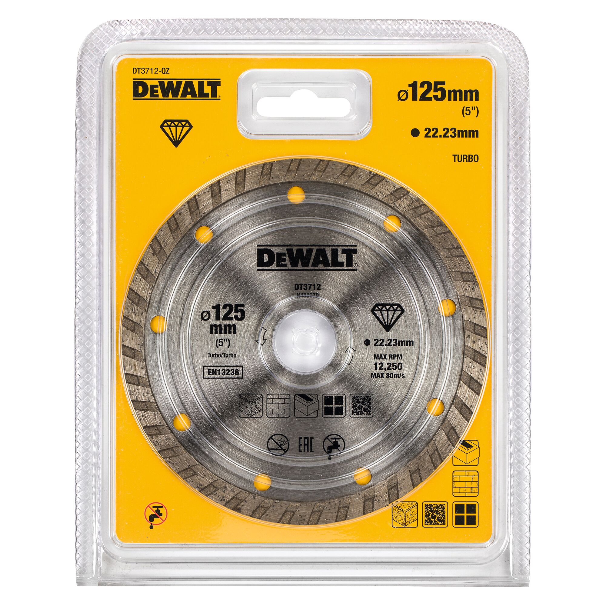 Diamantblad, turbo, Ø125mm, universeel 5 Diamantblad, turbo, Ø125mm, universeel - Afbeelding 5