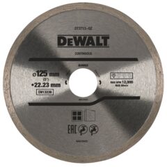 Diamantblad, met gesloten rand, Ø125mm