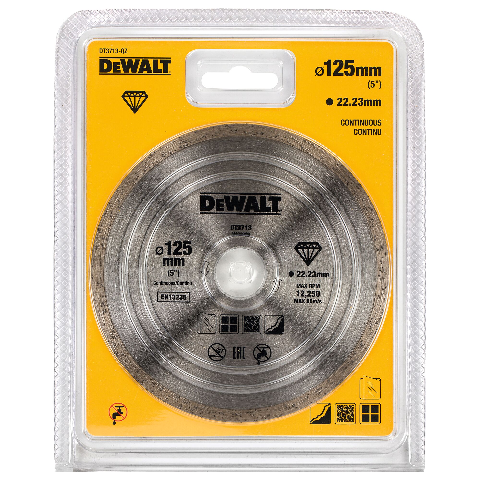 Diamantblad, met gesloten rand, Ø125mm 5 Diamantblad, met gesloten rand, Ø125mm - Afbeelding 5
