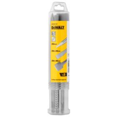SDS-PLUS 3-delige beitelset vlak/gepunt 6 Ecomm Large DT60330 P1