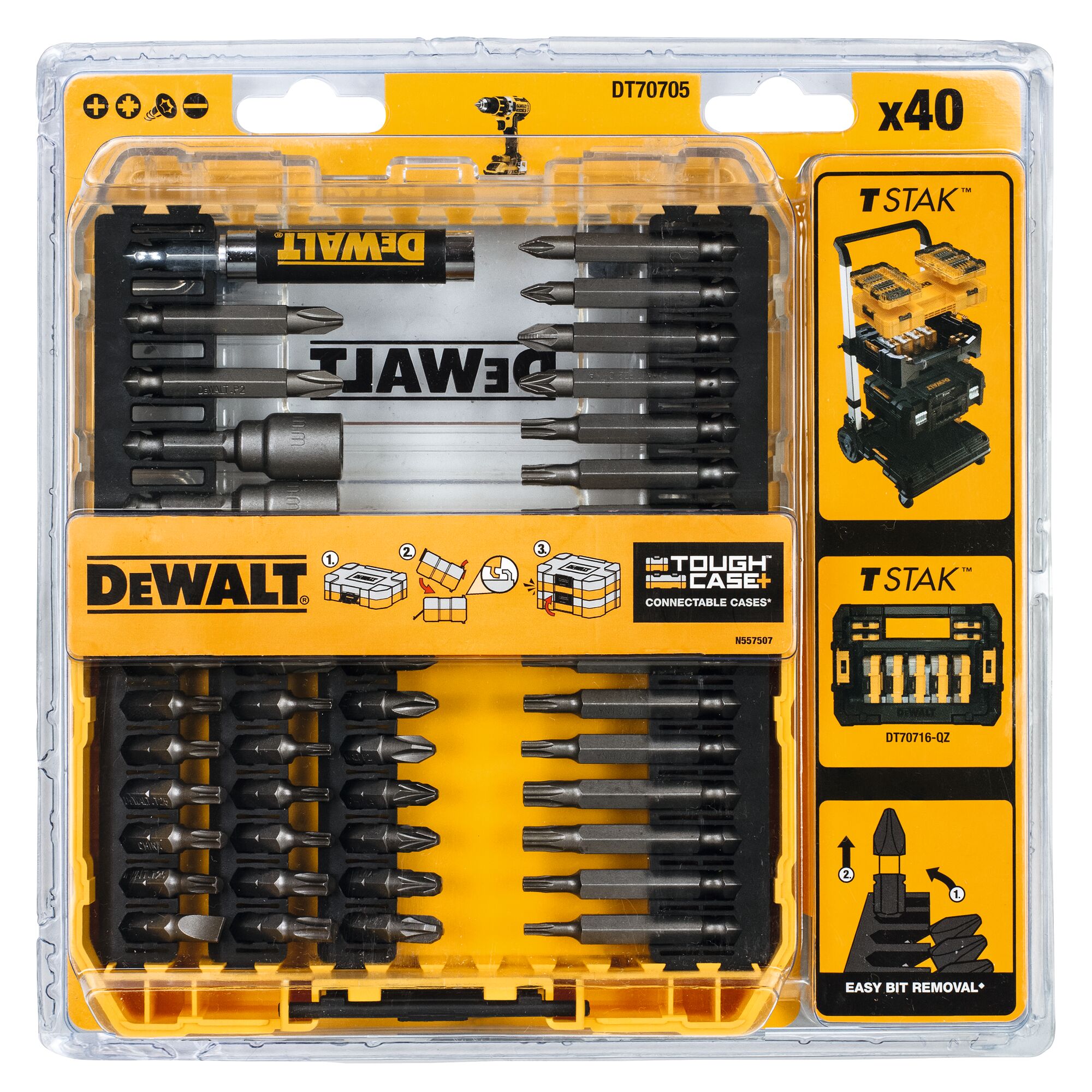 45-delige schroefbitset Torx, TOUCH CASE 5 45-delige schroefbitset Torx, TOUCH CASE - Afbeelding 5