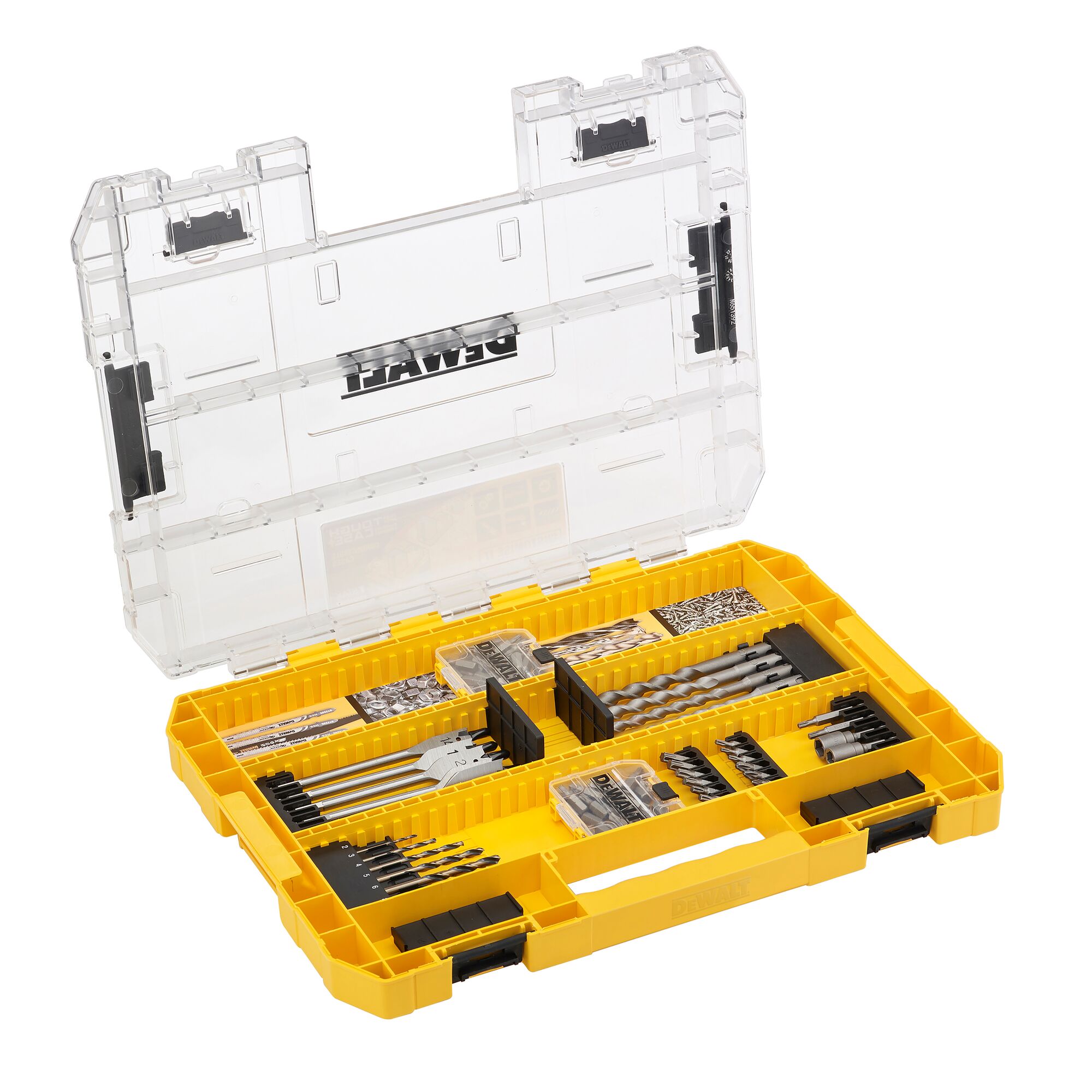 85-delige set, speedboren, metaalboren, SDS+ beton, bits torx, TOUGH CASE 2 85-delige set, speedboren, metaalboren, SDS+ beton, bits torx, TOUGH CASE - Afbeelding 2