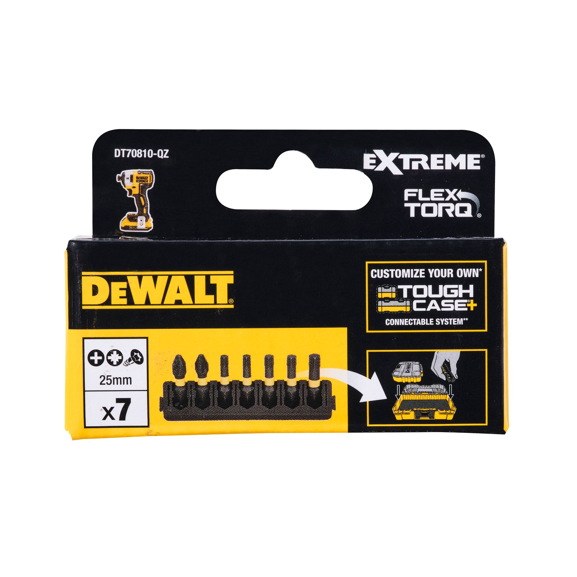 25mm 7 stuks houder + IMPACT Torsion 25mm PH2 x1, PZ2 x1, T20 x2, T25 x2, T30 x1 4 25mm 7 stuks houder + IMPACT Torsion 25mm PH2 x1, PZ2 x1, T20 x2, T25 x2, T30 x1 - Afbeelding 4