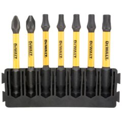 57mm 7 stuks houder + IMPACT Torsion 57mm PH2 x1, PZ2 x1, T20 x2, T57 x2, T30 x1