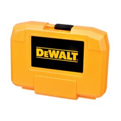 Tough Case, 10-delig, Flip drive met snelkoppeling, voorboren maten Ø6,8,10,12 met verzinkboor, 3 x Pz2 en 2 x Ph2 schroefbits 16 Ecomm Large DT7612 F5