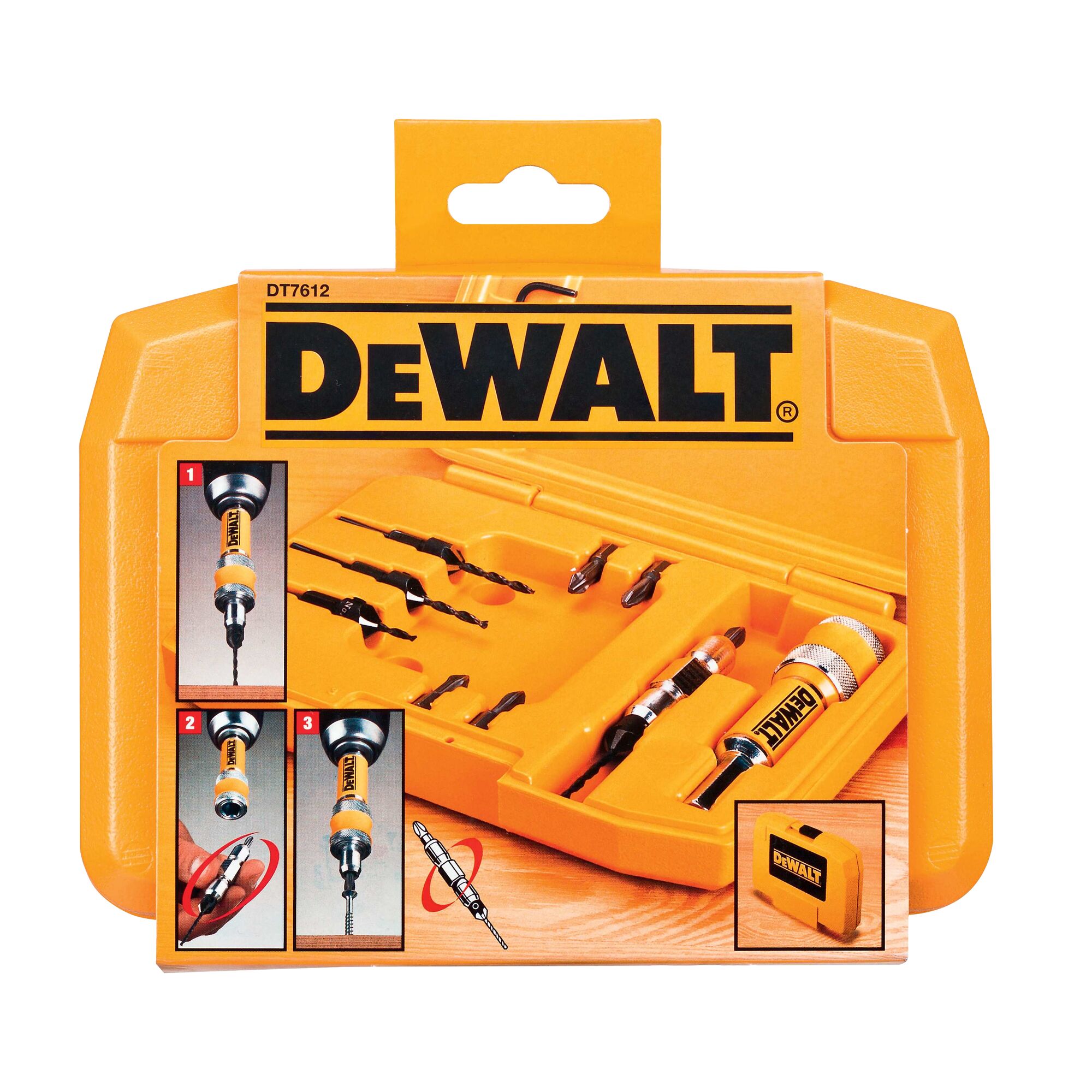 Tough Case, 10-delig, Flip drive met snelkoppeling, voorboren maten Ø6,8,10,12 met verzinkboor, 3 x Pz2 en 2 x Ph2 schroefbits 10 Tough Case, 10-delig, Flip drive met snelkoppeling, voorboren maten Ø6,8,10,12 met verzinkboor, 3 x Pz2 en 2 x Ph2 schroefbits - Afbeelding 10