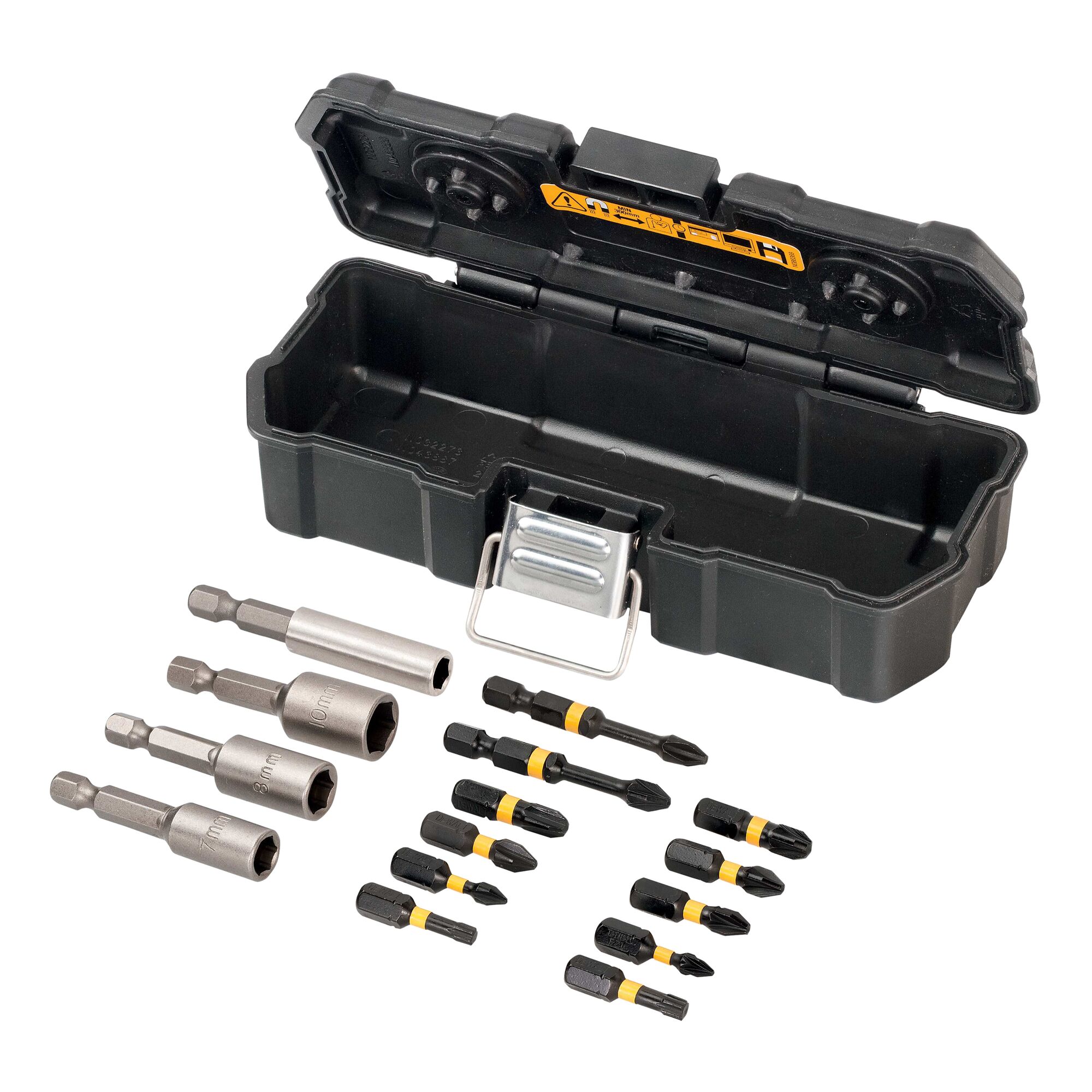 IMPACT Torsion MAGbox 15-d bits (25mm Ph1/Ph2(2x)/Ph3/PZ1/PZ2(2x)/PZ3/T20/T25, 50mm Ph2(2x)/Pz2(2x), magn bithouder, magn. zeskantdop 7/8/10mm) 1 IMPACT Torsion MAGbox 15-d bits (25mm Ph1/Ph2(2x)/Ph3/PZ1/PZ2(2x)/PZ3/T20/T25, 50mm Ph2(2x)/Pz2(2x), magn bithouder, magn. zeskantdop 7/8/10mm)
