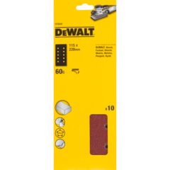 Schuurpapier 1/2, 115x228mm, velcro, 10 gaten, K60 - Afbeelding 2