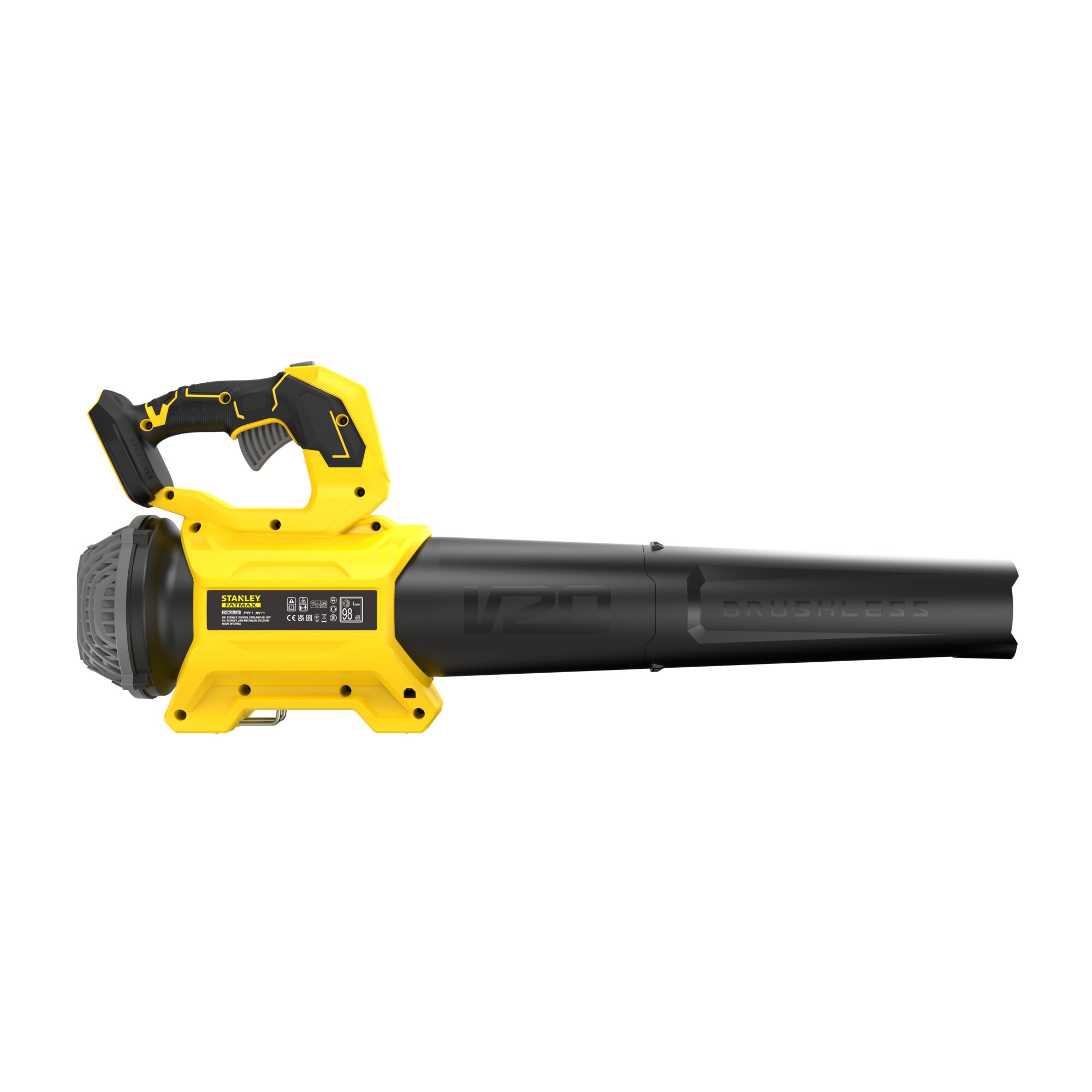 STANLEY FATMAX V20 18V Brushless bladblazer (zonder accu en lader) 1 STANLEY FATMAX V20 18V Brushless bladblazer (zonder accu en lader)