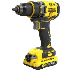 STANLEY FATMAX V20 18V Brushless Schroef-/boormachine in koffer (met 2x 2.0Ah accu en lader)