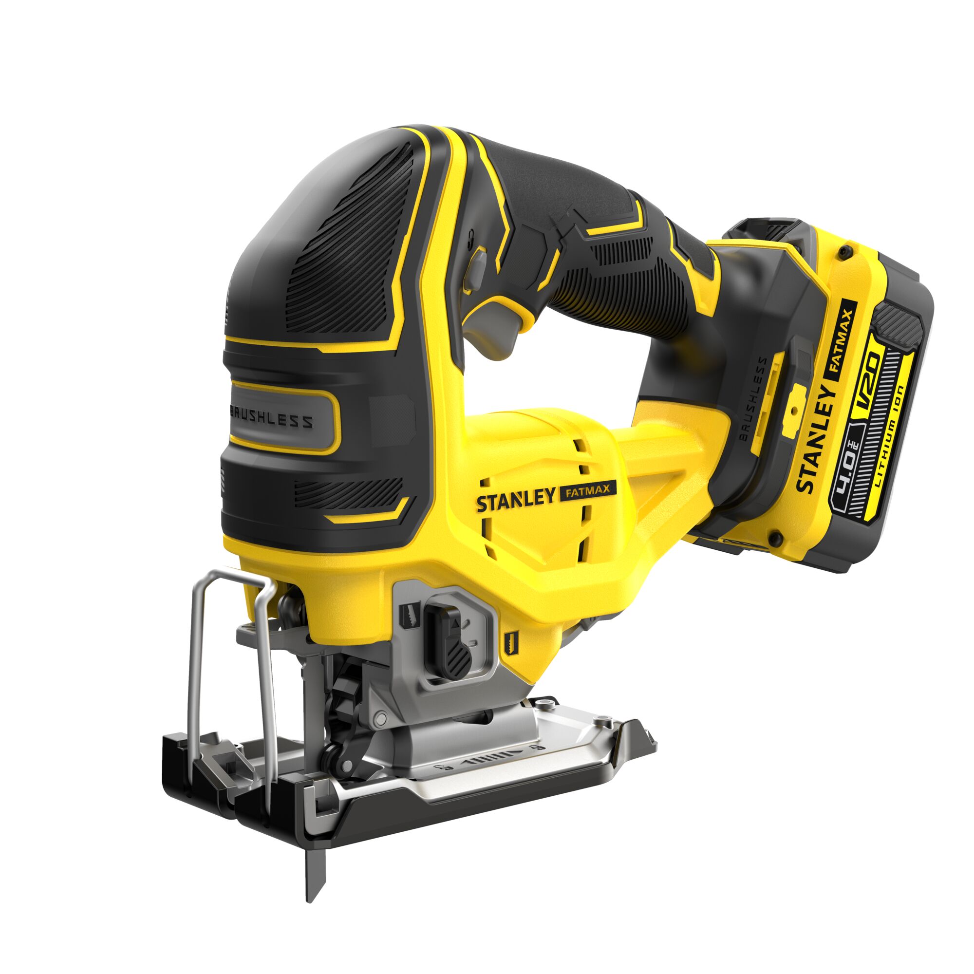 STANLEY FATMAX V20 18V 2x4.0Ah BL Pendeldecoupeerzaag 1 STANLEY FATMAX V20 18V 2x4.0Ah BL Pendeldecoupeerzaag