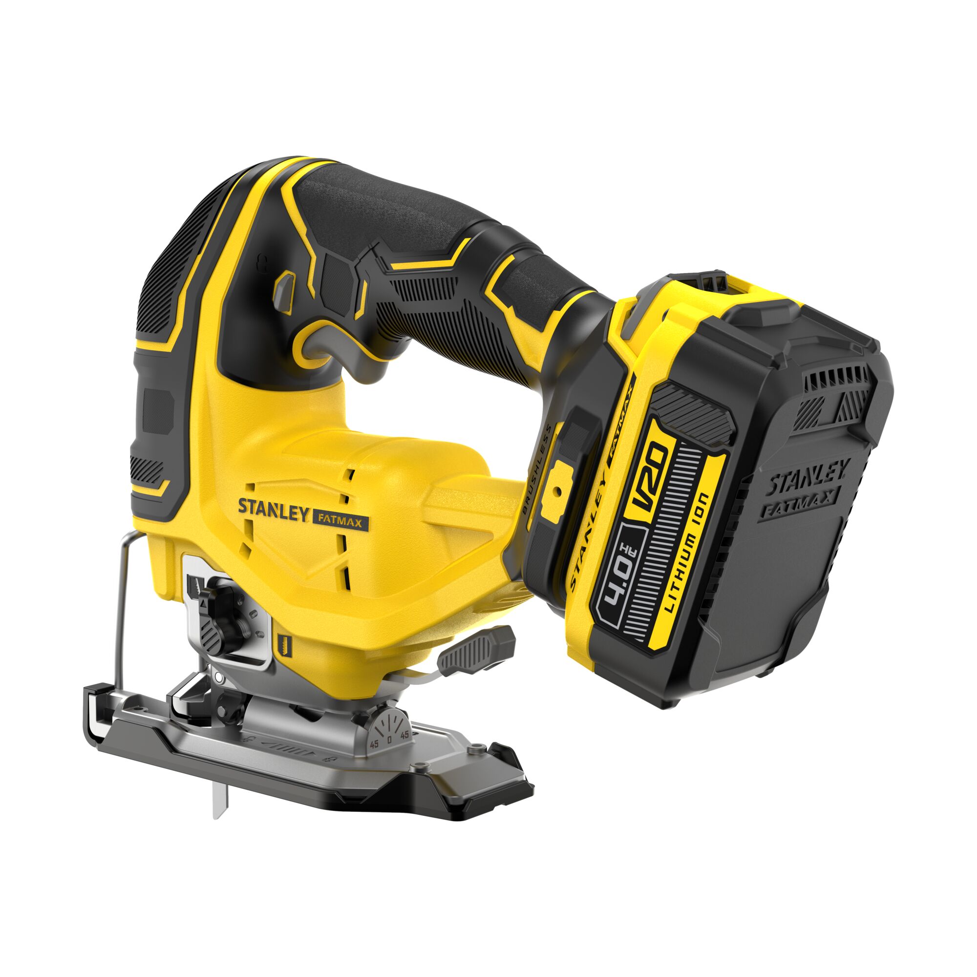 STANLEY FATMAX V20 18V 2x4.0Ah BL Pendeldecoupeerzaag 5 STANLEY FATMAX V20 18V 2x4.0Ah BL Pendeldecoupeerzaag - Afbeelding 5