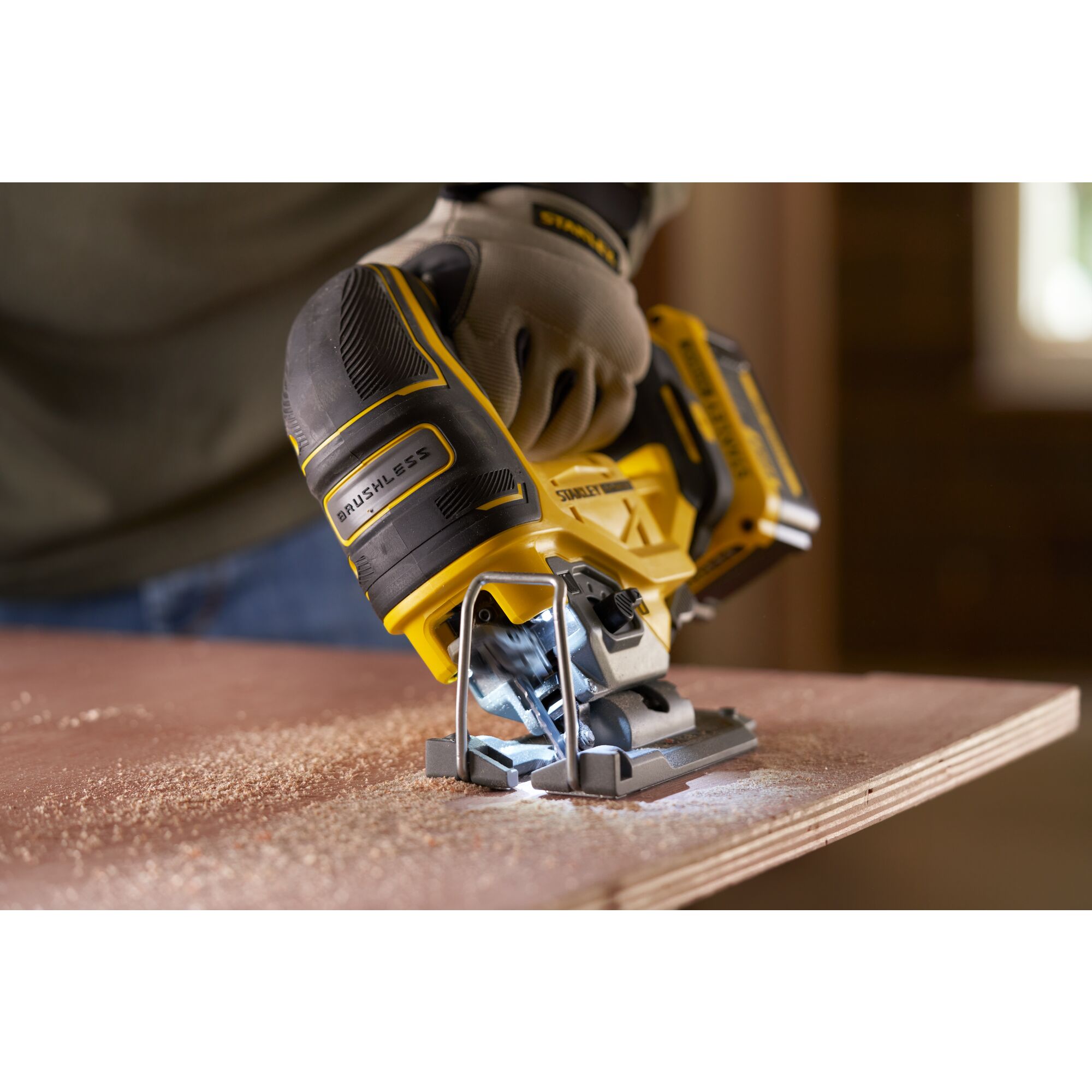STANLEY FATMAX V20 18V 2x4.0Ah BL Pendeldecoupeerzaag 8 STANLEY FATMAX V20 18V 2x4.0Ah BL Pendeldecoupeerzaag - Afbeelding 8