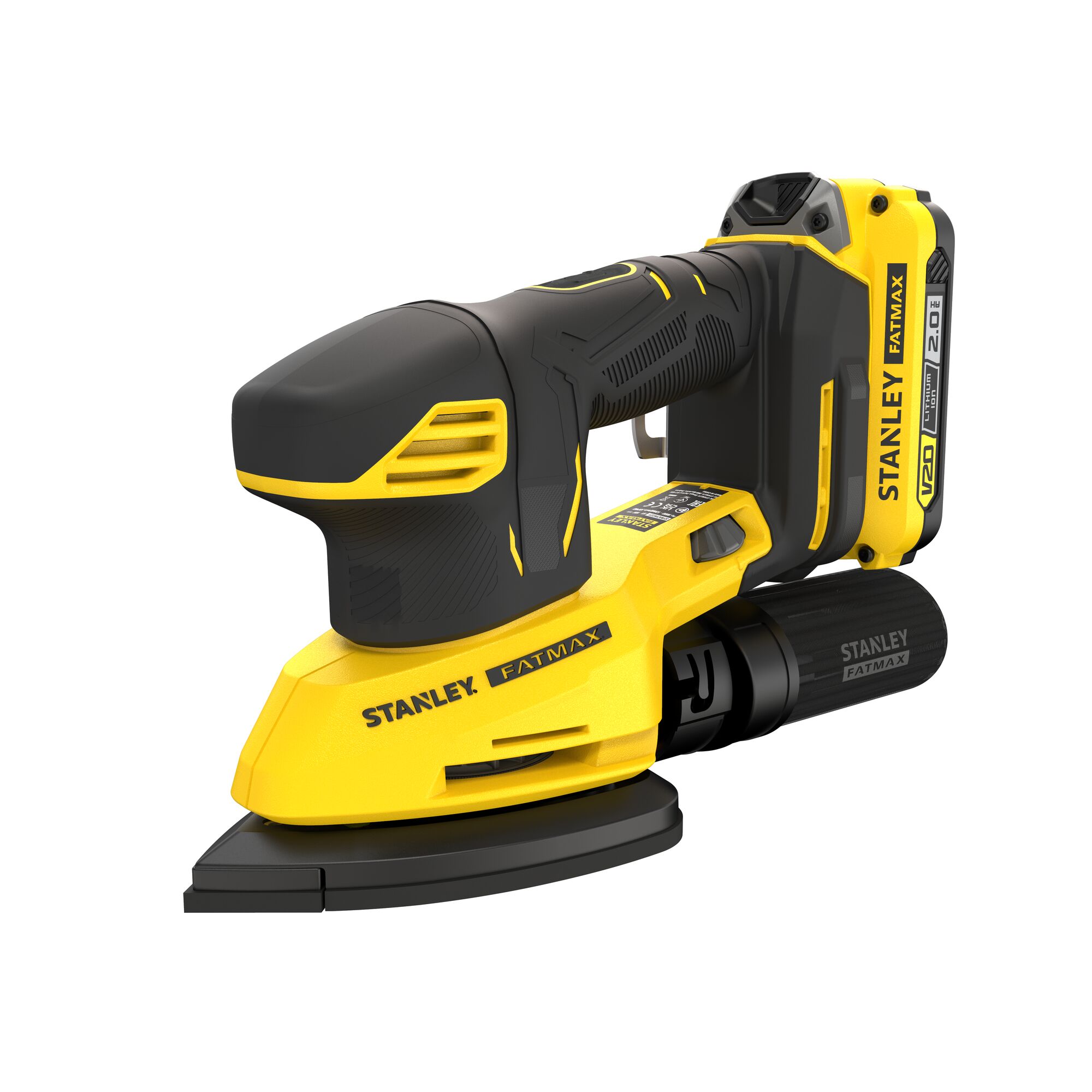 STANLEY FATMAX V20 18V Detailschuurmachine in softbag (met 2.0Ah accu en lader) 2 STANLEY FATMAX V20 18V Detailschuurmachine in softbag (met 2.0Ah accu en lader) - Afbeelding 2