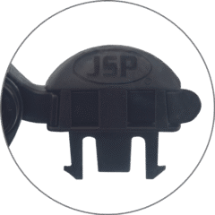JSP EVOGuard M2 Forestry mist visier 5 05020126 EVOGuard M2 BLACK Visor detail.tif