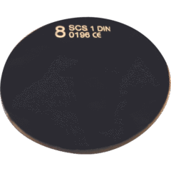 Lenses round for weld.veiligheidsbrillen