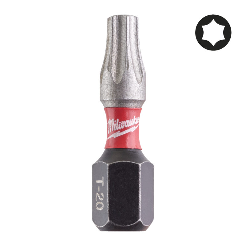 Milwaukee CD Shockwave IR TX 20 x 25 mm (25-delig) - 10 stuks. 1 Milwaukee CD Shockwave IR TX 20 x 25 mm (25-delig) - 10 stuks.