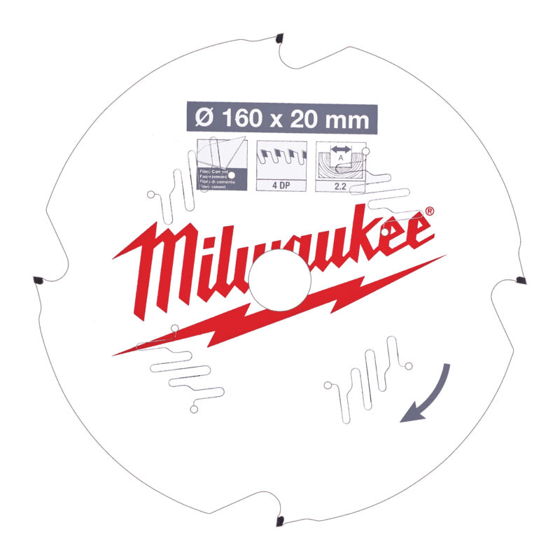 Milwaukee CSB P FC160 x 20 x 2.2 x 4D 1 Milwaukee CSB P FC160 x 20 x 2.2 x 4D