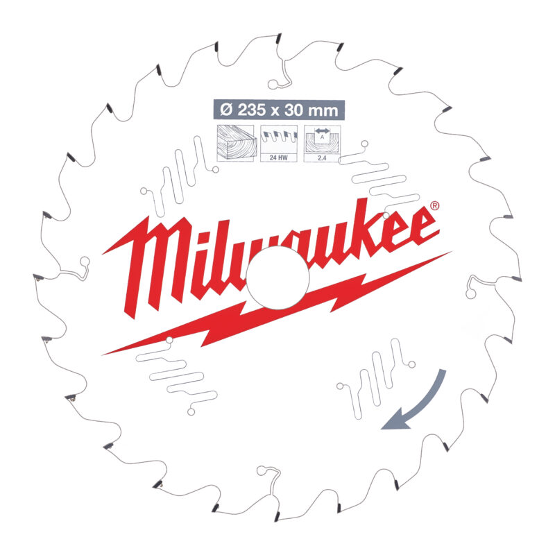 Milwaukee CSB P W 235 x 30 x 2.4 x 24ATB 1 Milwaukee CSB P W 235 x 30 x 2.4 x 24ATB