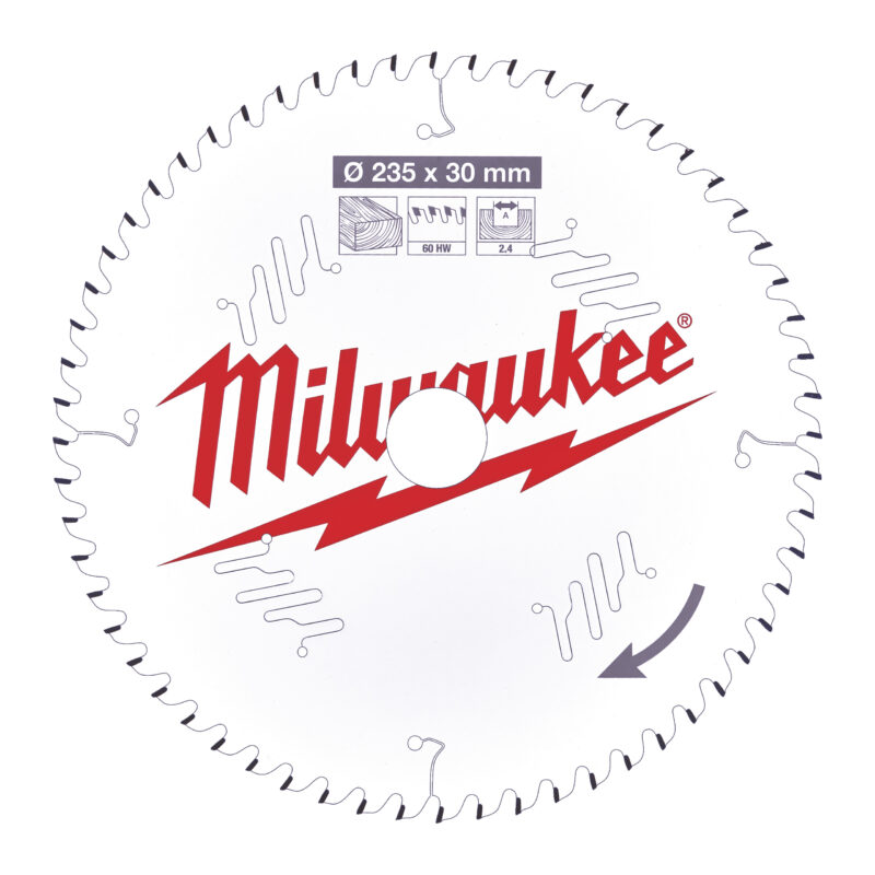 Milwaukee CSB P W 235 x 30 x 2.4 x 60ATB 1 Milwaukee CSB P W 235 x 30 x 2.4 x 60ATB