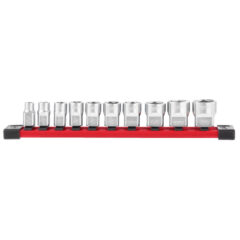 Milwaukee 3/8” doppenset SAE maten (10-delig)