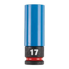 Milwaukee SHOCKWAVE 1/2 Slagmoerdop met sleeve HEX 17 mm