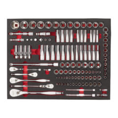 Milwaukee Foam inlay Ratel en dopsleutelset 1/4", 3/8", 1/2"