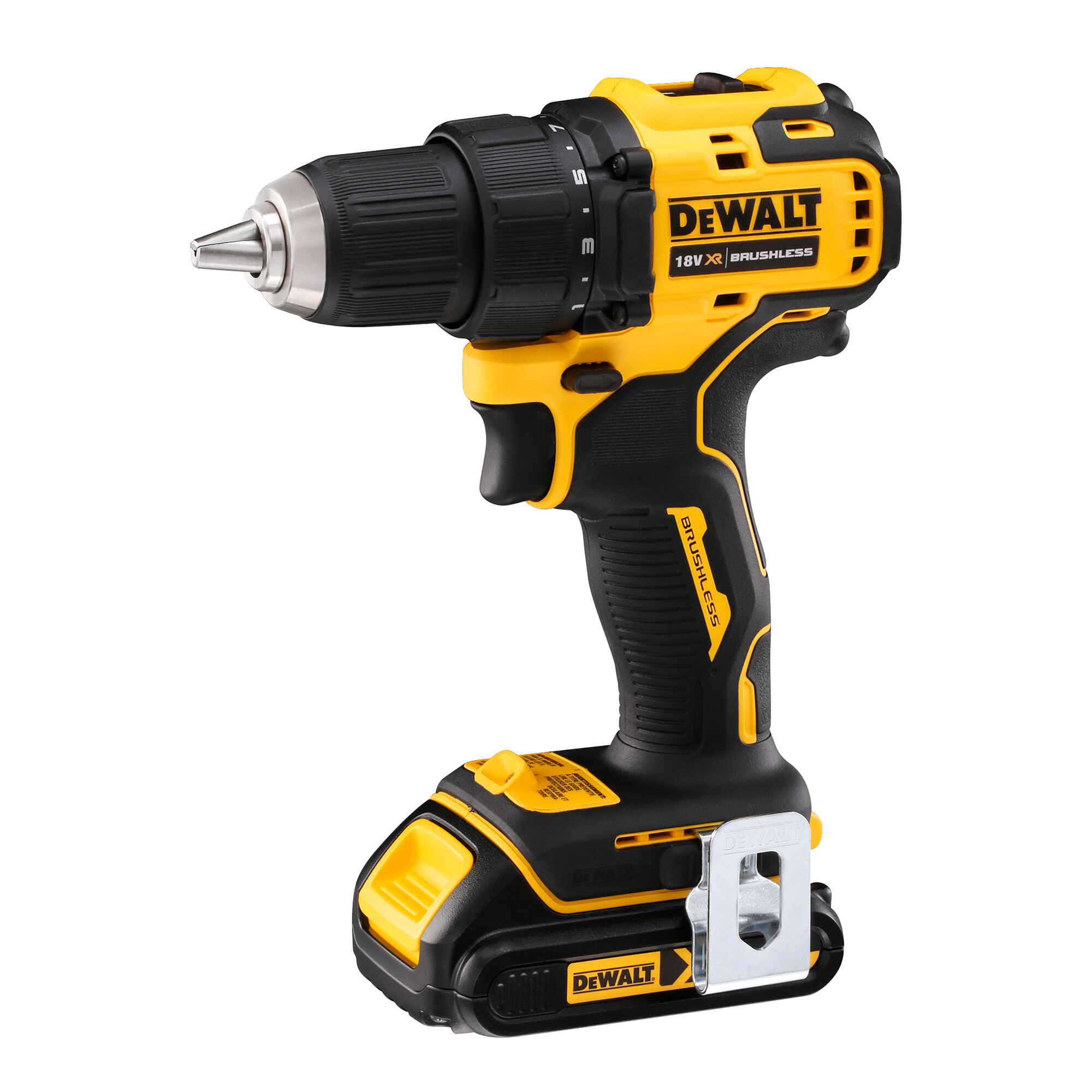 DEWALT Borstelloze Compacte Schroef-boormachine 18V XR (in TSTAK koffer, met 2x 1,5 Ah accu en XR lader) 1 DEWALT Borstelloze Compacte Schroef-boormachine 18V XR (in TSTAK koffer, met 2x 1,5 Ah accu en XR lader)