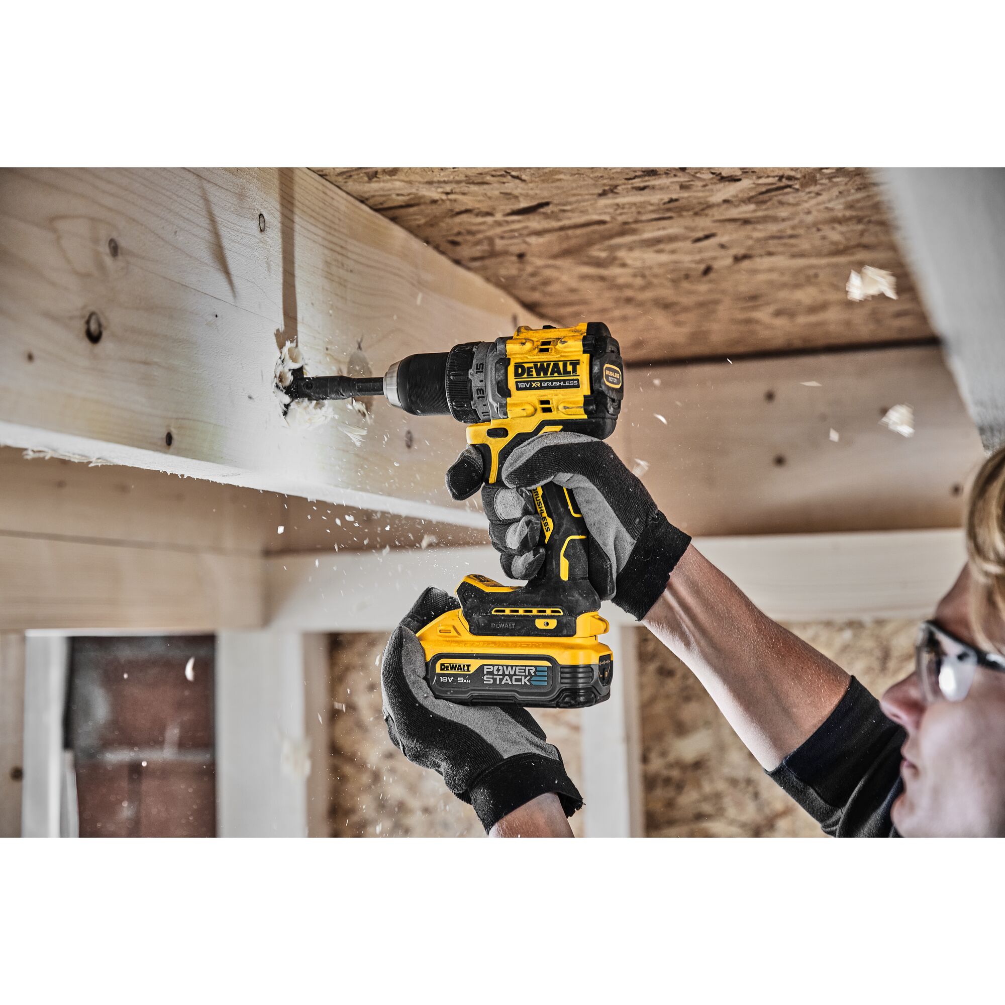 DEWALT Borstelloze Compacte Schroef-boormachine 18V XR (in TSTAK koffer, met 2x 5.0 Ah POWERSTACK accu en lader) 6 DEWALT Borstelloze Compacte Schroef-boormachine 18V XR (in TSTAK koffer, met 2x 5.0 Ah POWERSTACK accu en lader) - Afbeelding 6