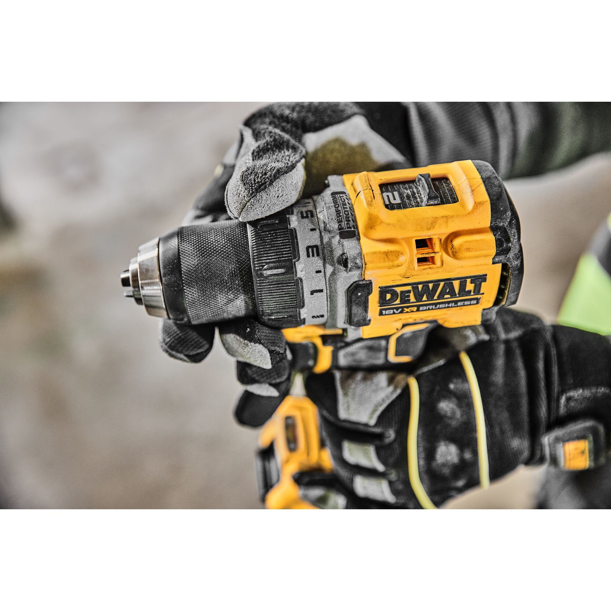 DEWALT Borstelloze Compacte Schroef-boormachine 18V XR (in TSTAK koffer, met 2x 5.0 Ah POWERSTACK accu en lader) 10 DEWALT Borstelloze Compacte Schroef-boormachine 18V XR (in TSTAK koffer, met 2x 5.0 Ah POWERSTACK accu en lader) - Afbeelding 10