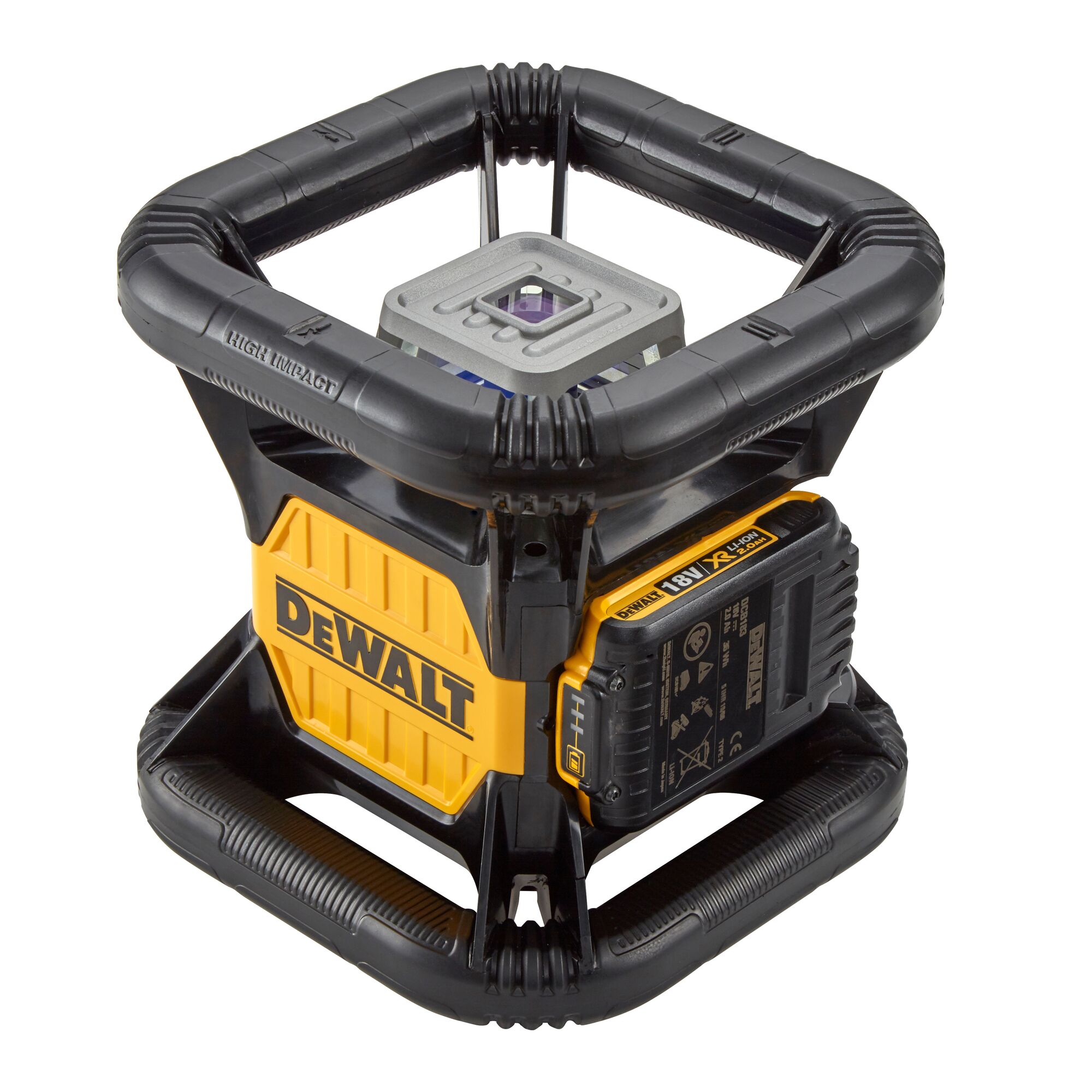 DEWALT Roterende laser 18V XR 600m - Rood 2 DEWALT Roterende laser 18V XR 600m - Rood - Afbeelding 2